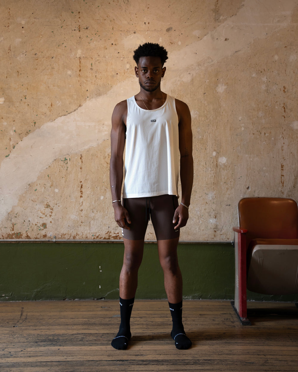 WHITE PERFORMANCE SINGLET