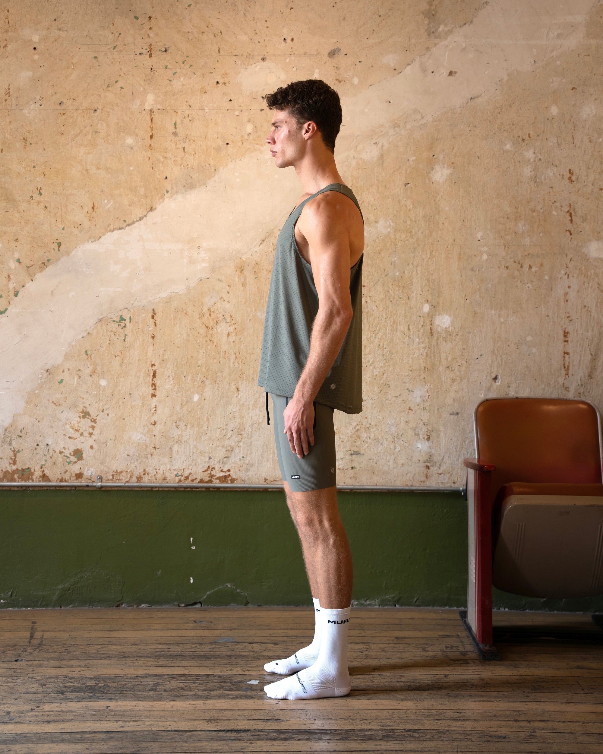 GREEN PERFORMANCE SINGLET