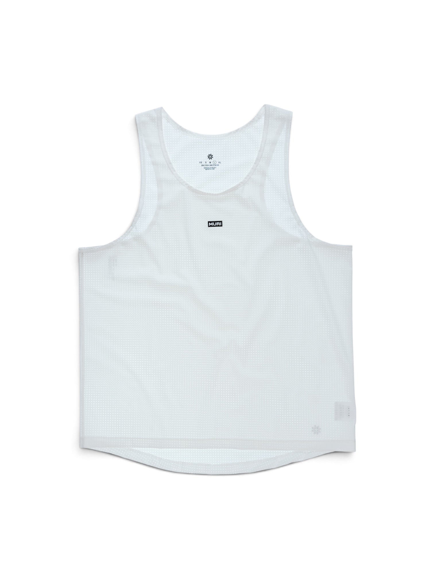 WHITE PERFORMANCE SINGLET